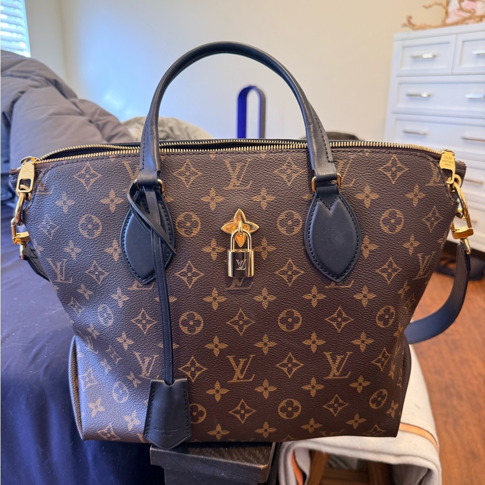 Louis Vuitton monogram flower tote